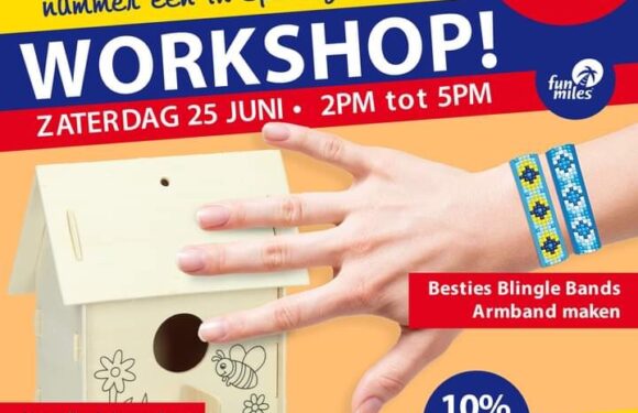 Top1Toys workshop June 25th