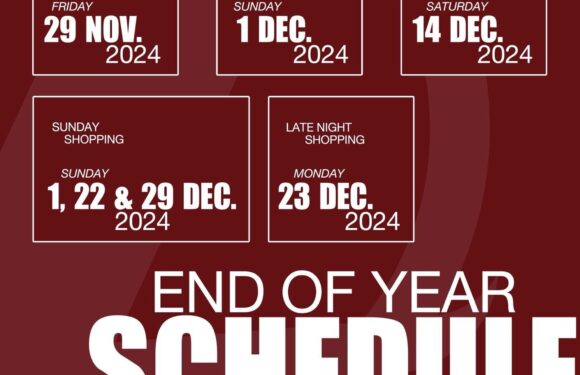 Zuikertuintje end of year schedule